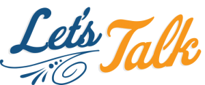 Let's Talk Graphic with scrolls