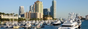 miami beach marina and south of fifth condo towers