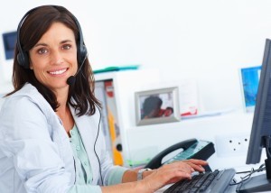 call center girl