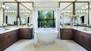 beautiful bathroom from house in Palm Meadows