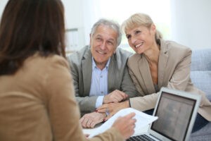 buy a home or condo with us senior couple
