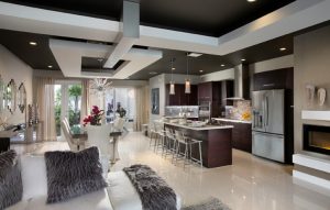 doral neovita model c kitchen living area