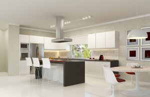 Moderne Doral - White Kitchen